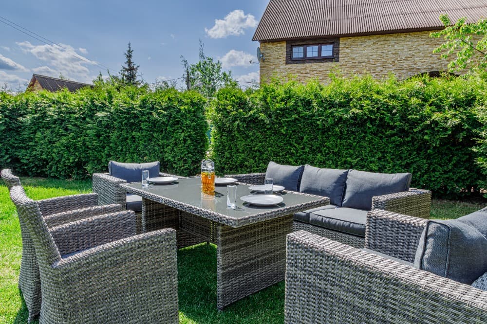 Pion PLUS обеденный комплект серого цвета