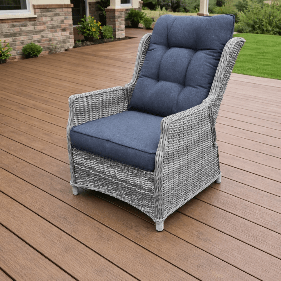 Кресло-реклайнер Azela в сером цвете