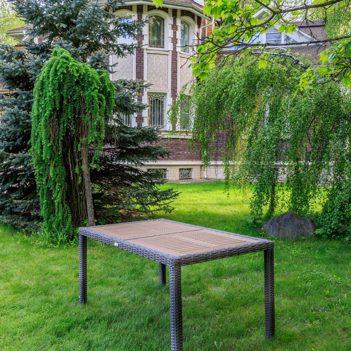 Обеденный стол Aros серый 150 см