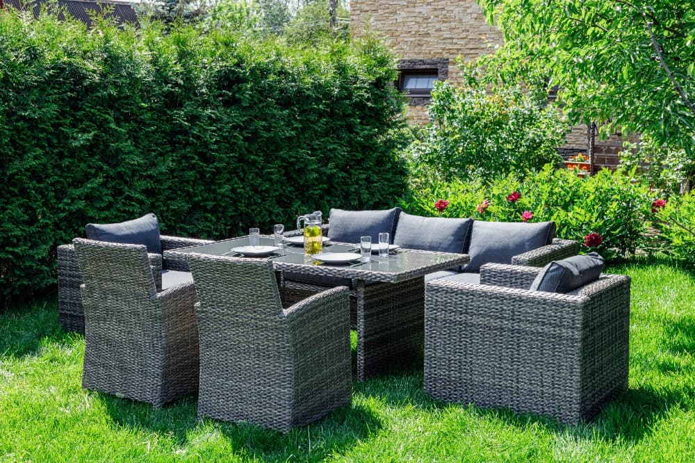 Pion PLUS обеденный комплект серого цвета