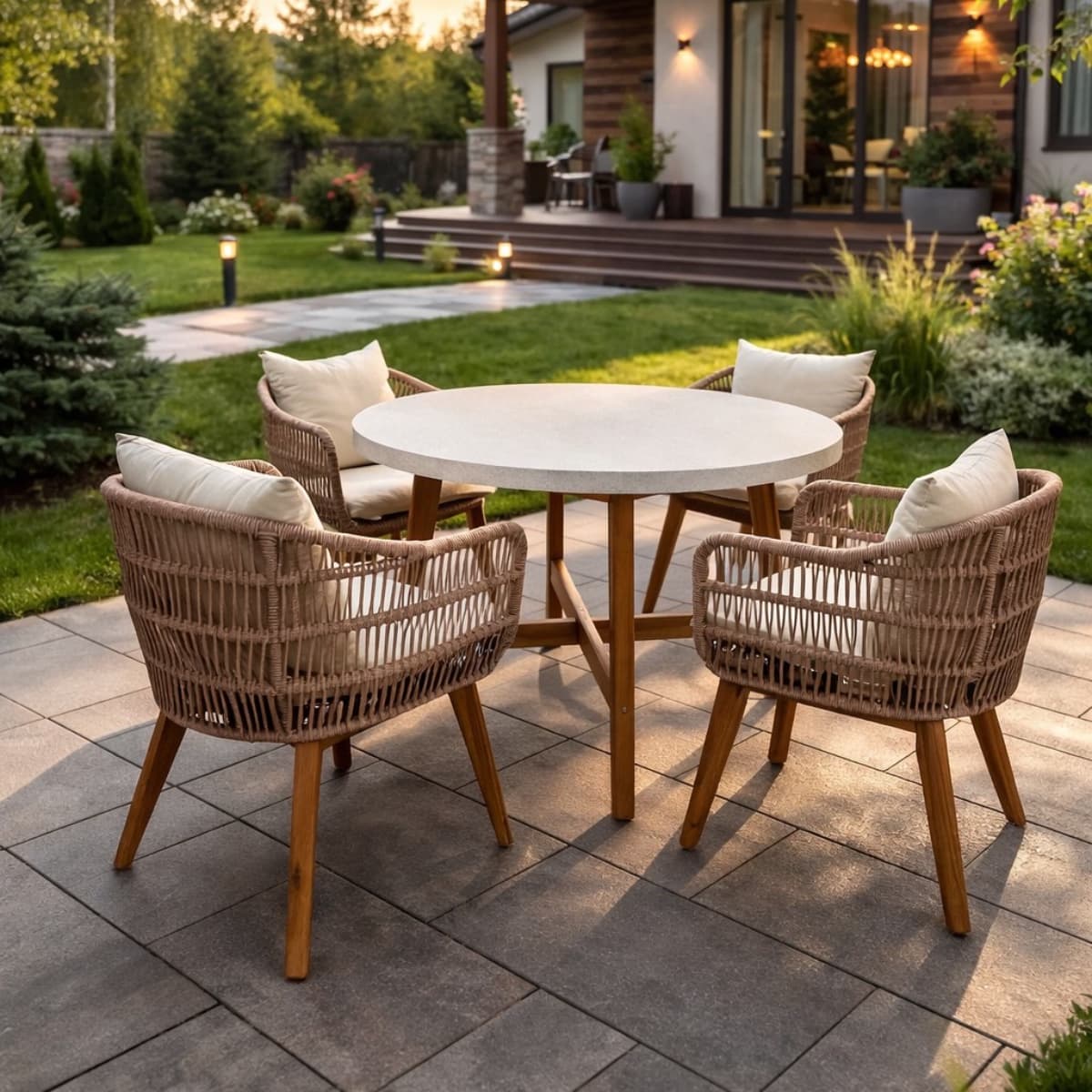 Обеденный комплект Guena на 4 персоны