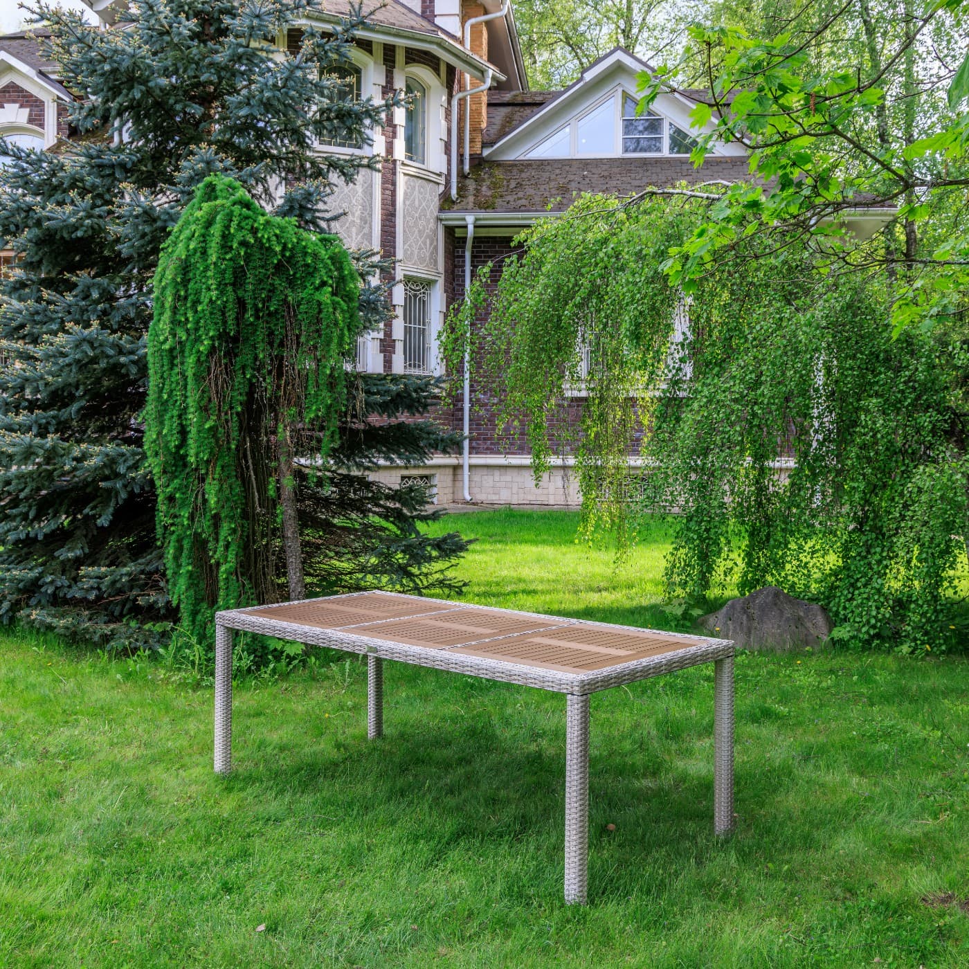 Обеденный стол Aros бежевый 200 см