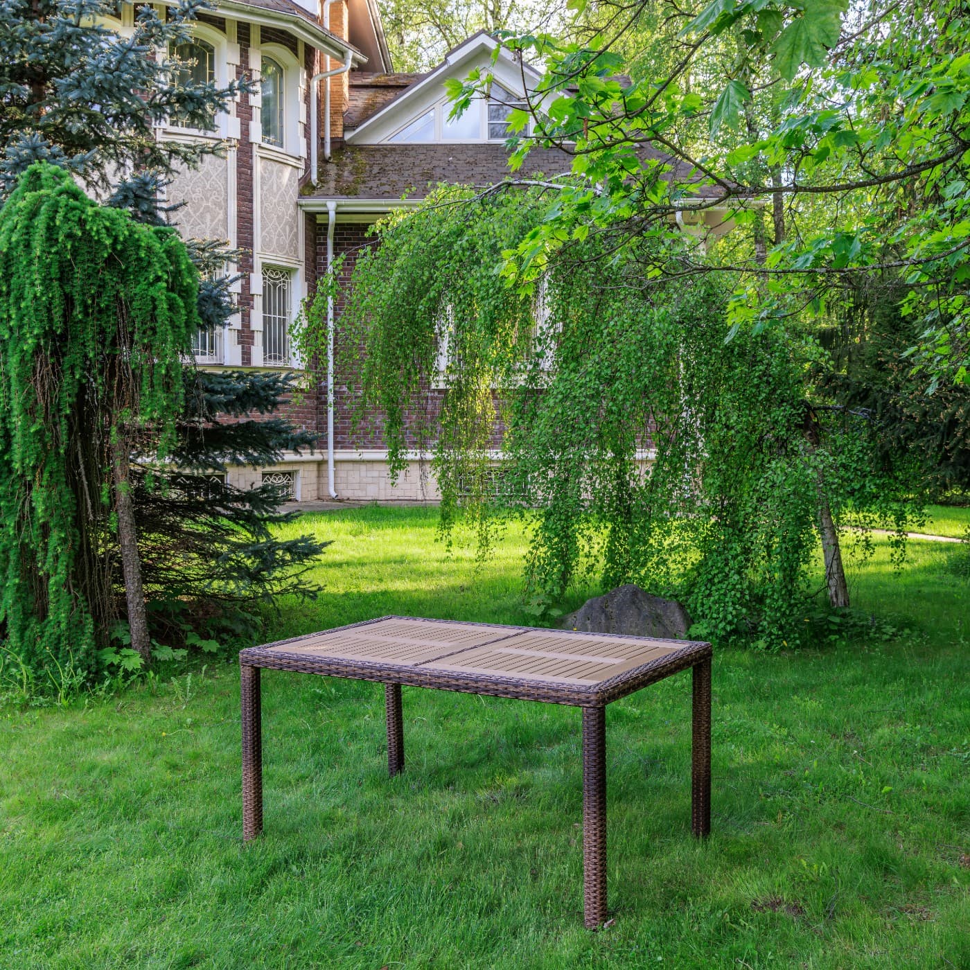 Обеденный стол Aros коричневый 150 см